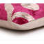 Coussin lombaire fait à la main Fuchsia Orbit