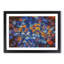 Multi Coloured Autumn Leaves in Abstract - Picture Frame Painting Print-55581068-55581071