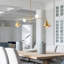 4 - Light Gold Kitchen Island Pendant-1078962334