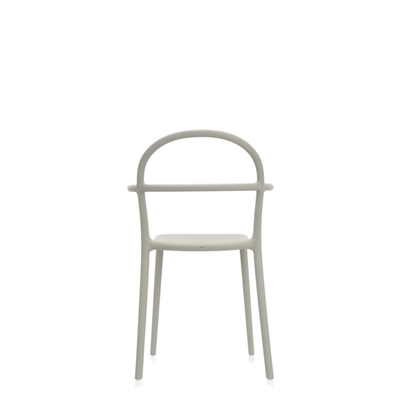 Generic C Arm Chair, Gray
