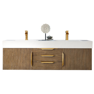 Base de meuble-lavabo double l 60 po Teillon