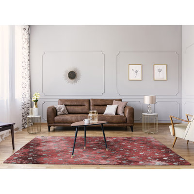 Chenille Polka Dots Indoor Rug