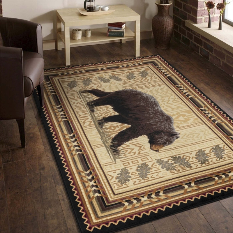 Tapis noir Nature's Nest, Tapis de couloir 2 pi 7 po x 7 pi 3 po