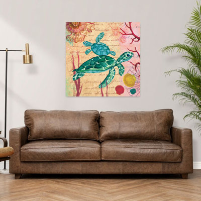 Art côtier tropical iv sous-marin avec animaux