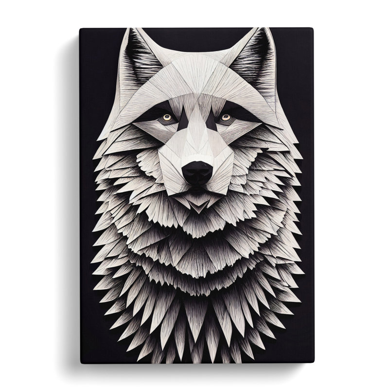 Royal Wolf - Wrapped Canvas, 60cm H x 40cm W x 3cm D
