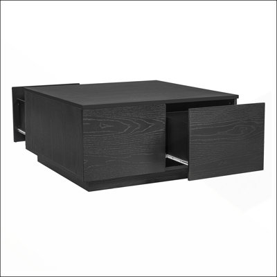33.25 Square Coffee Table with Combining Minimalist Aesthetics and Ample Storage for Modern Living