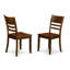 Ensemble de table de salle à manger 7 pièces composé d'une table de salle à manger ovale avec rallonge papillon et 6 chaises en bois, 42 x 60 pouces, espresso-1499374547-1499374544