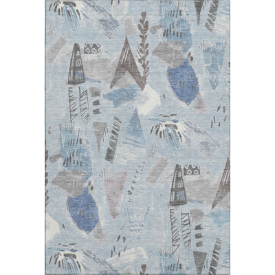 Premium Machine Washable Harjo AMF1573 Modern Rug