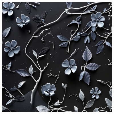Tapisserie florale - Décoration murale nature