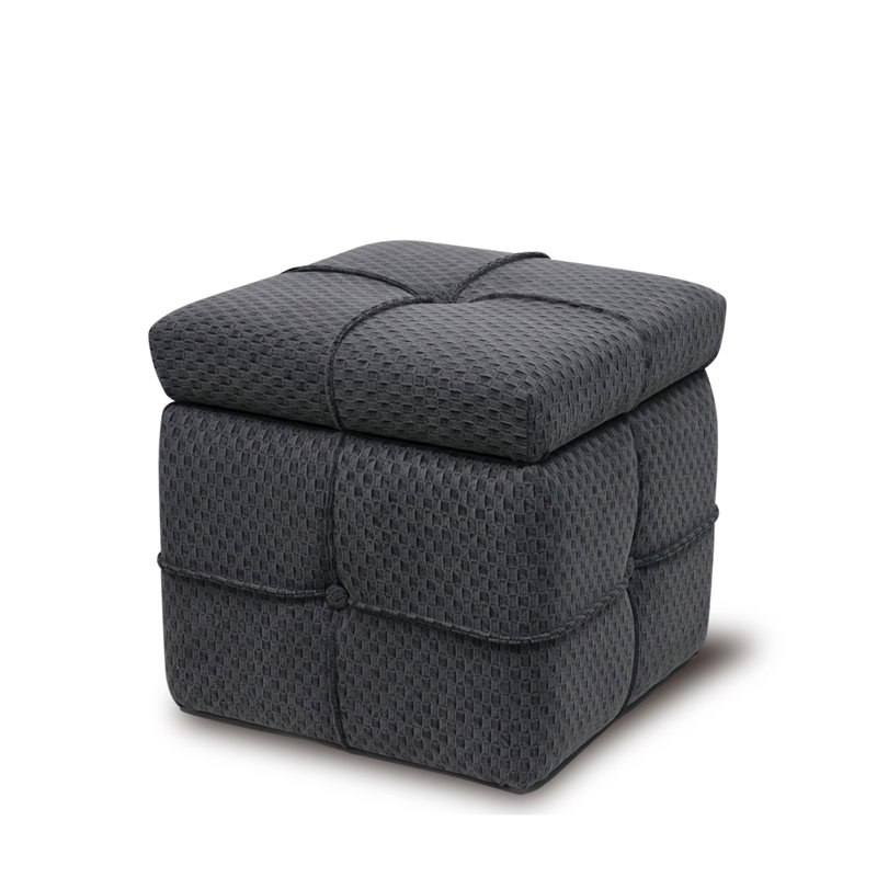 Velvet Ottoman