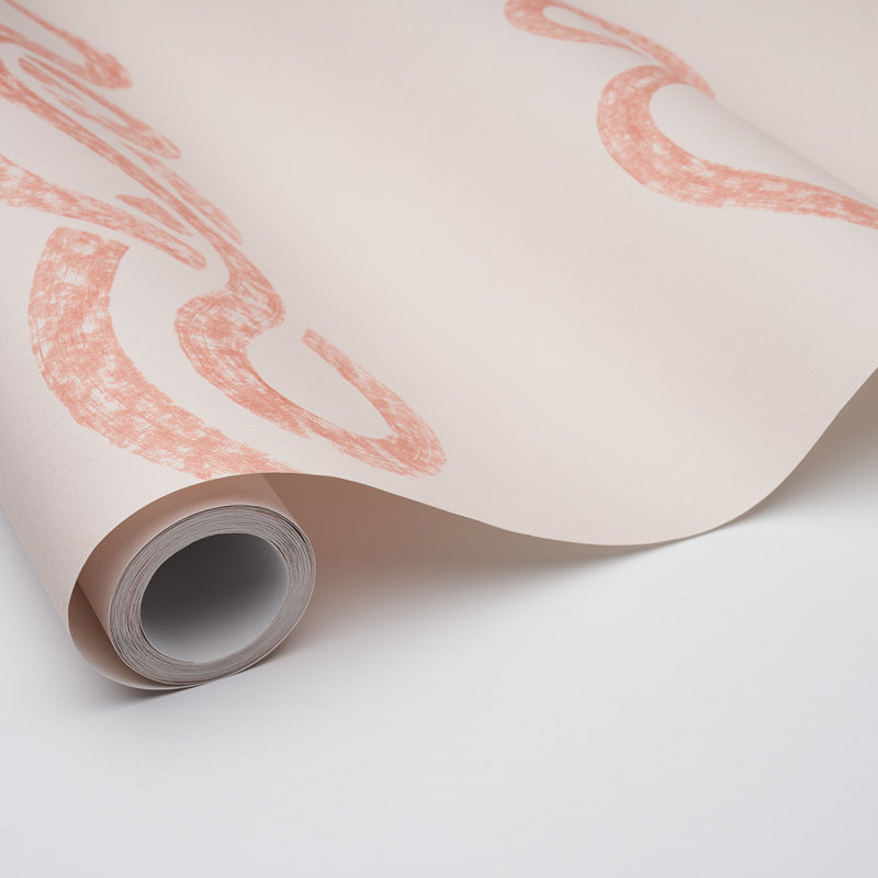 Papier peint Schumacher x Backdrop Rhapsody, Terre cuite