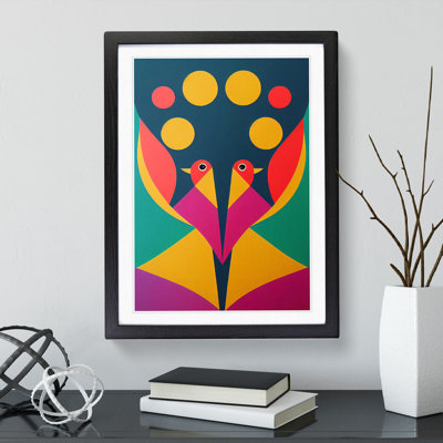 Abstract Birds - Single Picture Frame Print