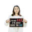 «I'm Not Fat I am Just Easy To See» de style rétro en aluminium 10 po x 14 po-119479915-119479916