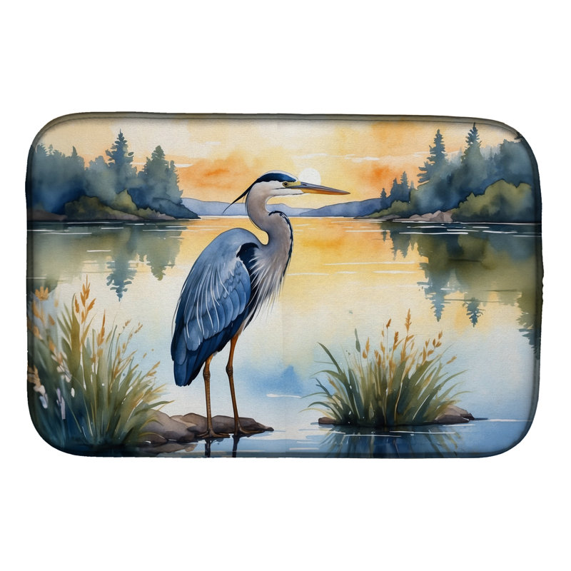 Tapis de séchage Blue Heron in the Golden Hour