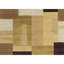 Himalayan Geometric Area Rug in Ivory/Brown/Black