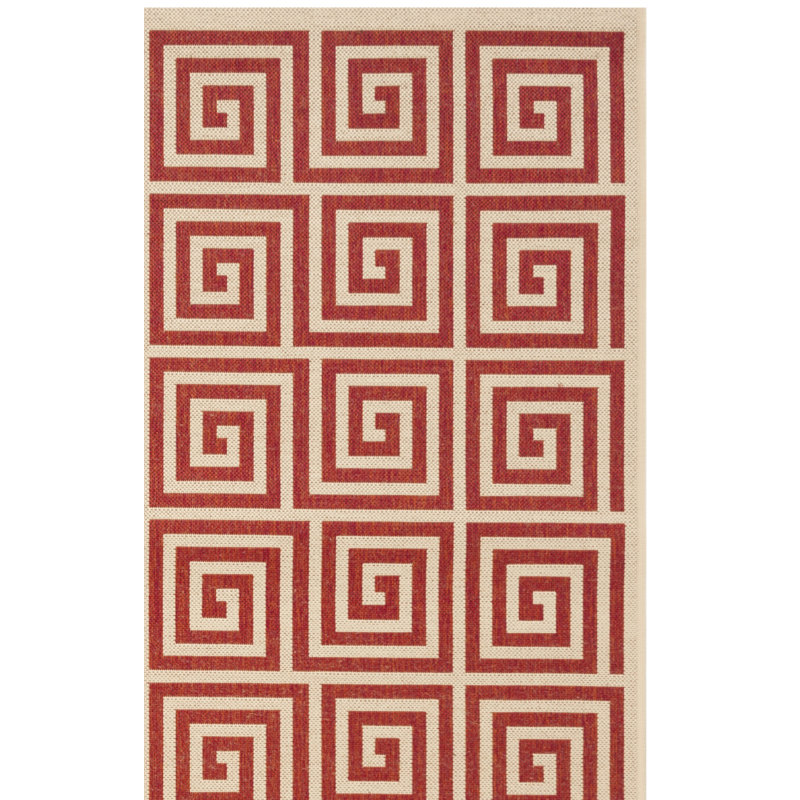 Gowanus 100 Performance Geometric Indoor/Outdoor Area Rug, Runner 2'2" X 8'