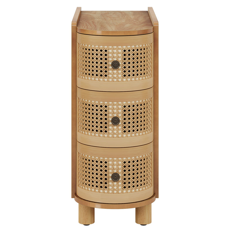 Petite table basse avec table de bout et table d'appoint, Brun