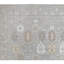 Hand Knotted Wool Area Rug in Silver