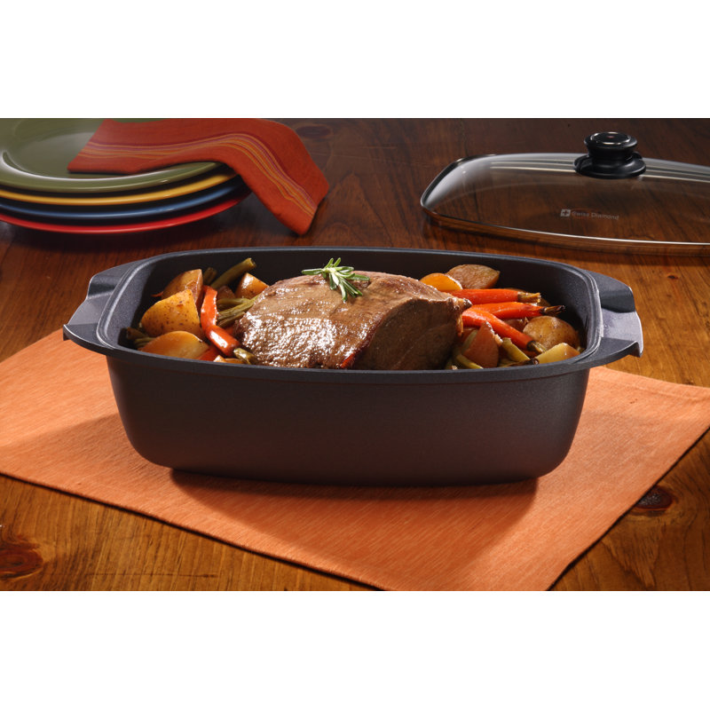 13" Non-Stick Aluminum Roaster with Lid