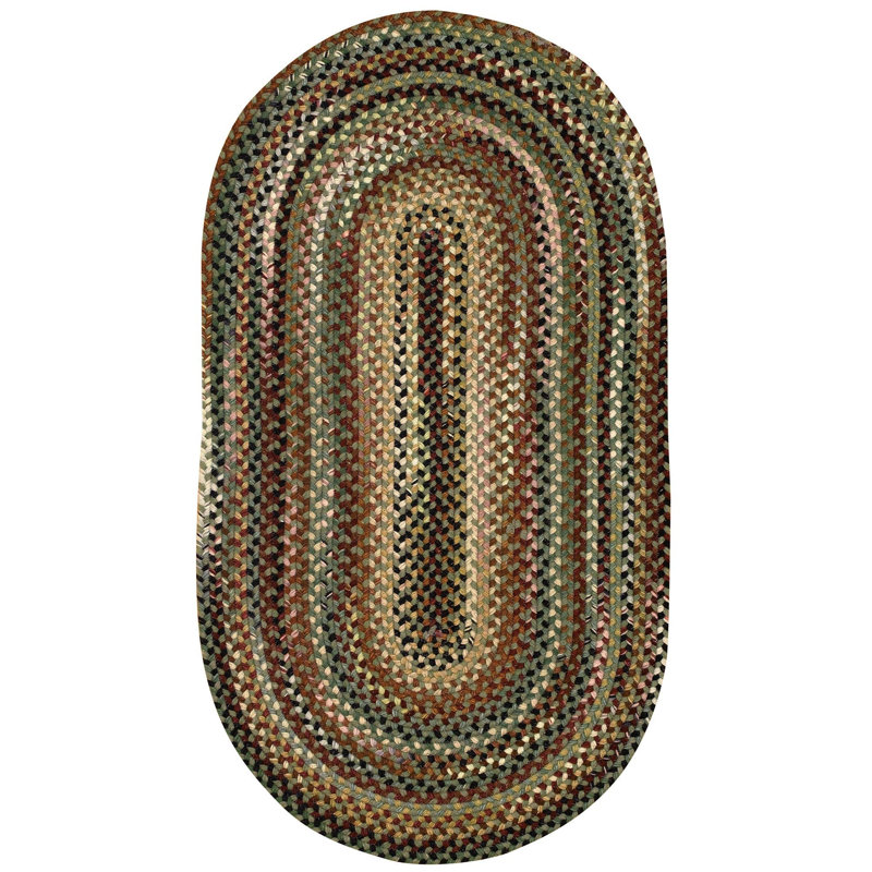 Fort Lupton Wool Indoor Rug, Oval 5' x 8'