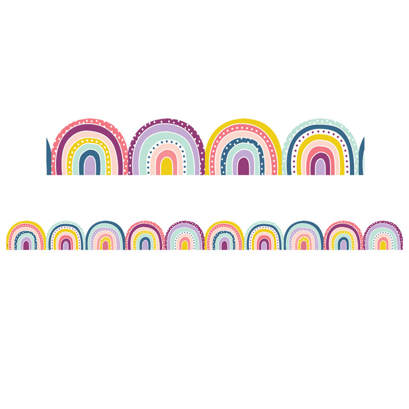 Bordure de découpe Oh Happy Day Rainbows