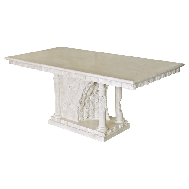 Malone Glass Top Dining Table