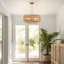 Lustre tambour en rotin 6 lumières Anela-1098946855