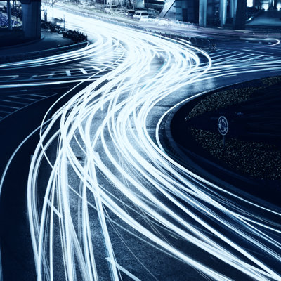 " Light Trails " by Liufuyu