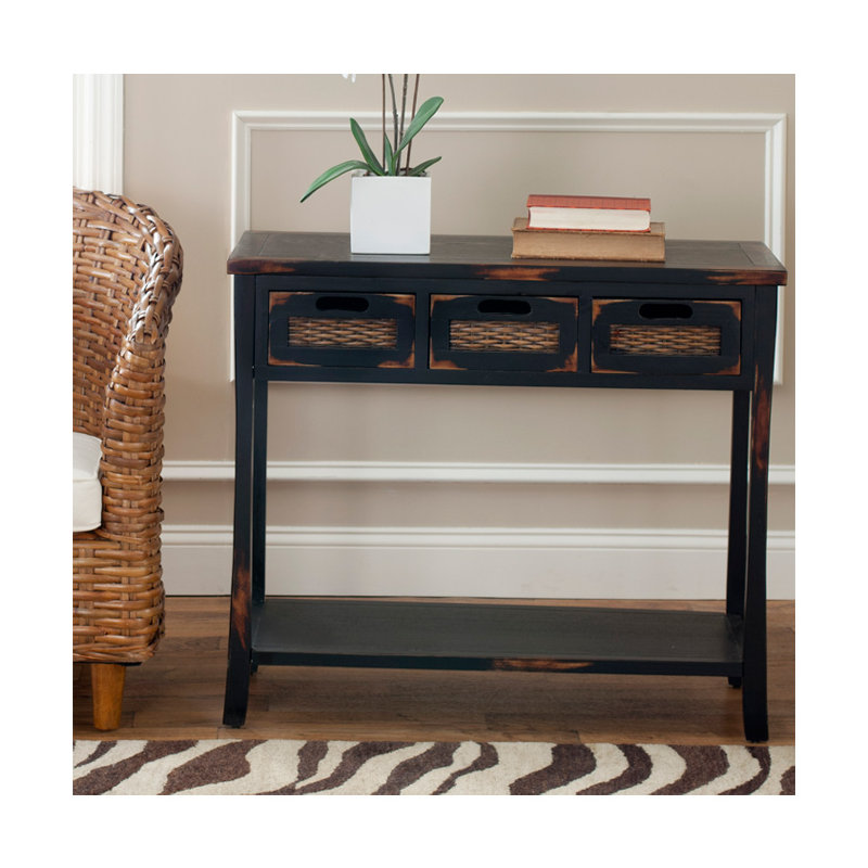 34'' Console Table, Black