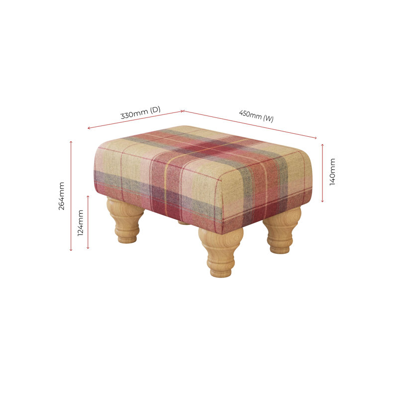 Manufactured Wood Accent Stool, Natural