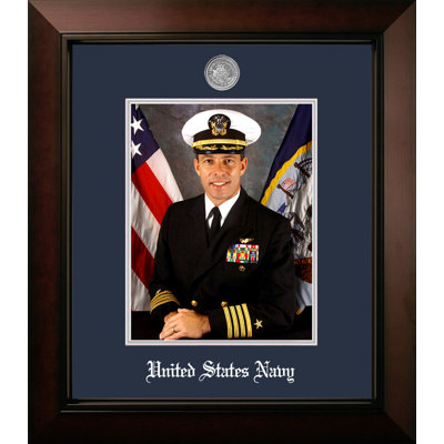 Navy Portrait Legacy Picture Frame