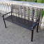 Banc de jardin en métal Lisinces
