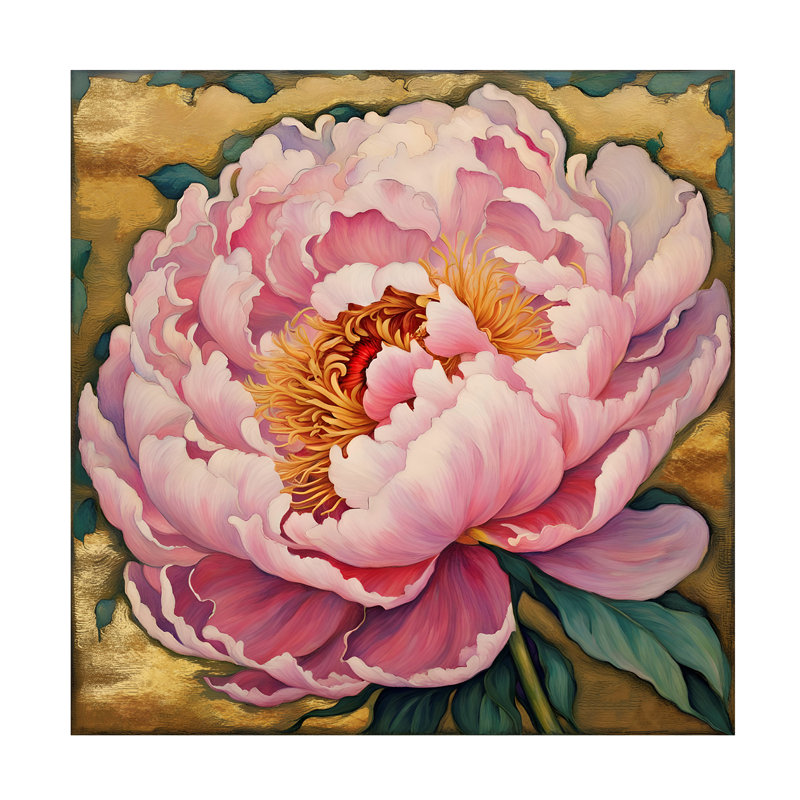 Art sur toile «Bachelor Tina Lavoie Portrait of a Peony II», H 14 po x l 14 po
