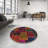Wool Abstract Indoor Rug-1463879372