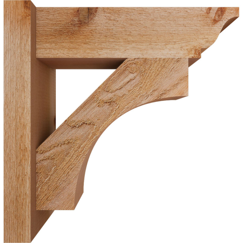 Persienne en bois Westlake, P 18 po x H 18 po, Cèdre rouge de l'Ouest de 6 po (sciage brut)