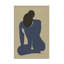 «People People Incado Woman In Thought», reproduction sur toile-90733661