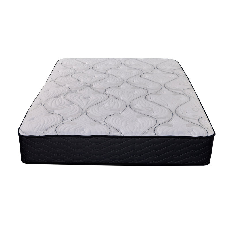 Très grand matelas avec système de refroidissement et mousse de confort, technologie merveilleuse du milieu, profondeur de 84 po, largeur de 72 po, hauteur de 11 po, 102 lb, palette de couleurs blanc et bleu, bourre en acier, mousse principale, comprimé pour l'expédition,