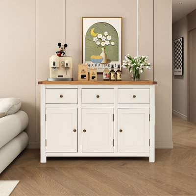 Solid Wood Sideboard (Long)