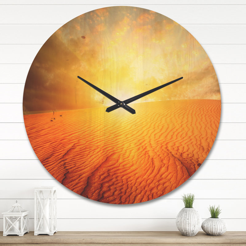 Horloge murale sable, Très grand