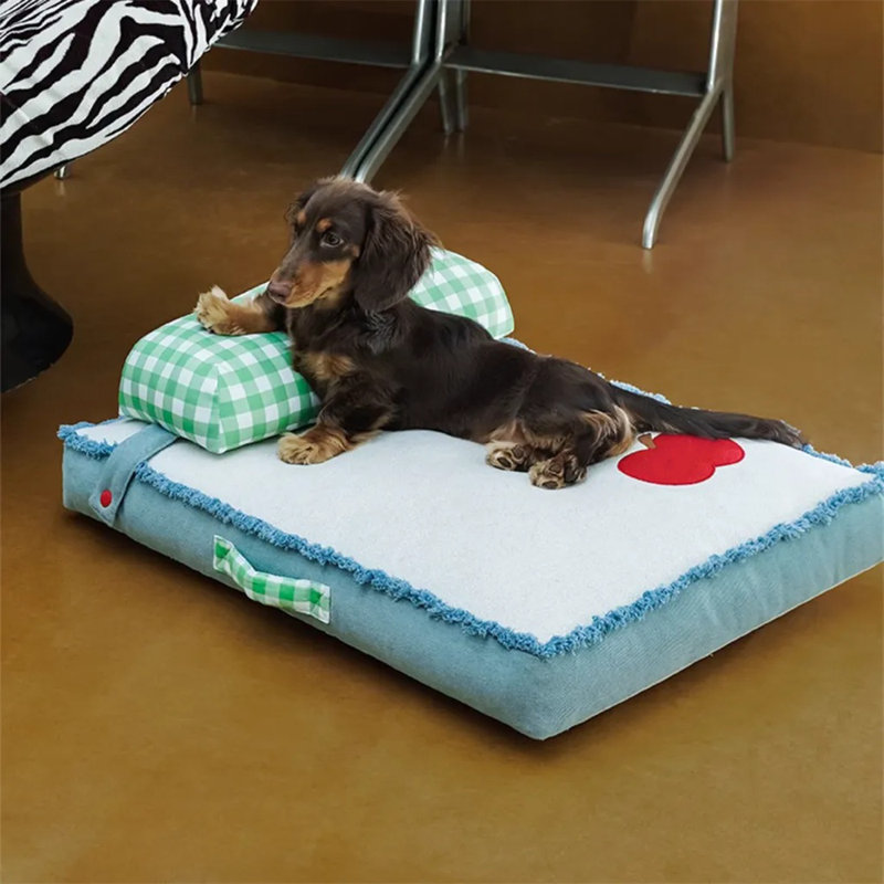 Pet Bed with Pillow – Soft and Snuggly Resting Spot for Dogs and Cats