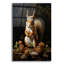  «Grey Squirrel With Berries» par Momart, art mural en verre acrylique, 16 po x 24 po-682350776