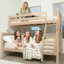 Lit superposé simple en bois massif Brubaker-1594856718