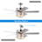 Alayja 52'' Ceiling Fan with Light Kit