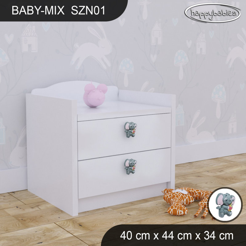 2 Drawer Nightstand
