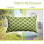 Housse et insert de coussin rectangulaire d'extérieur en bambou-608976074