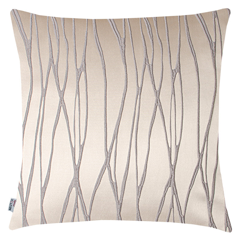 Square Throw Pillow Cover, 46cm H x 46cm W x 0.5cm D, Grey