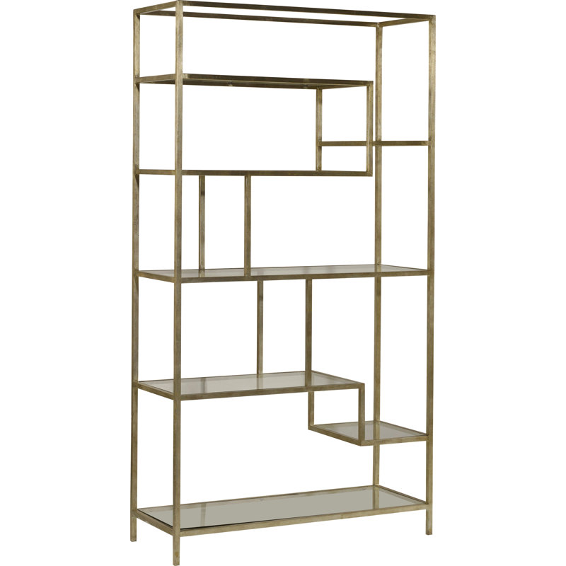 HomeAccent Geometric Bookcase