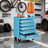 24.5"X13" 5-Drawer Rolling Tool Cabinet ABS Plastic Top & Key Lock 450 Lb Capacity