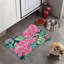 Tapis rose tendre Soft Florals - 1 pièce