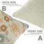 Coussin décoratif décoratif en tissu épais Fabdavine Accent-106270108-106270106